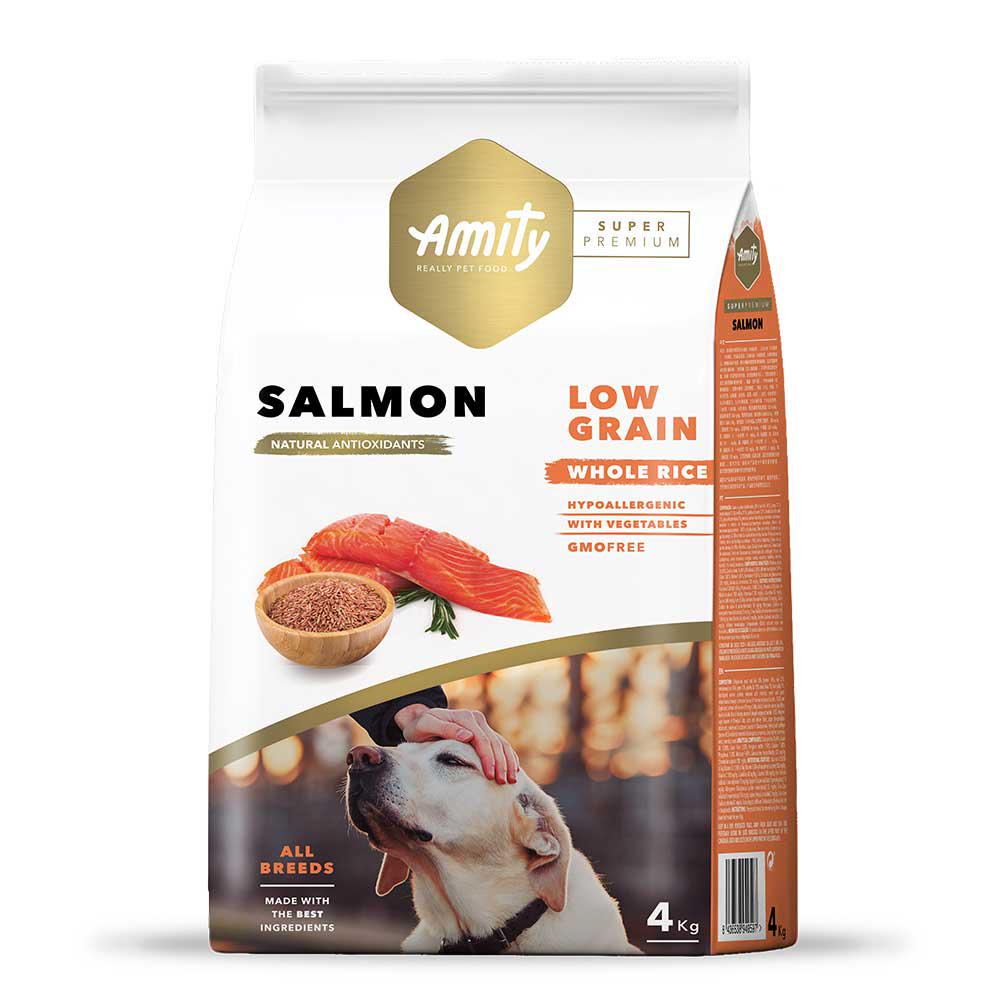 Сухий корм Amity Super Premium Salmon для дорослих собак з лососем 4 кг (1632746524)