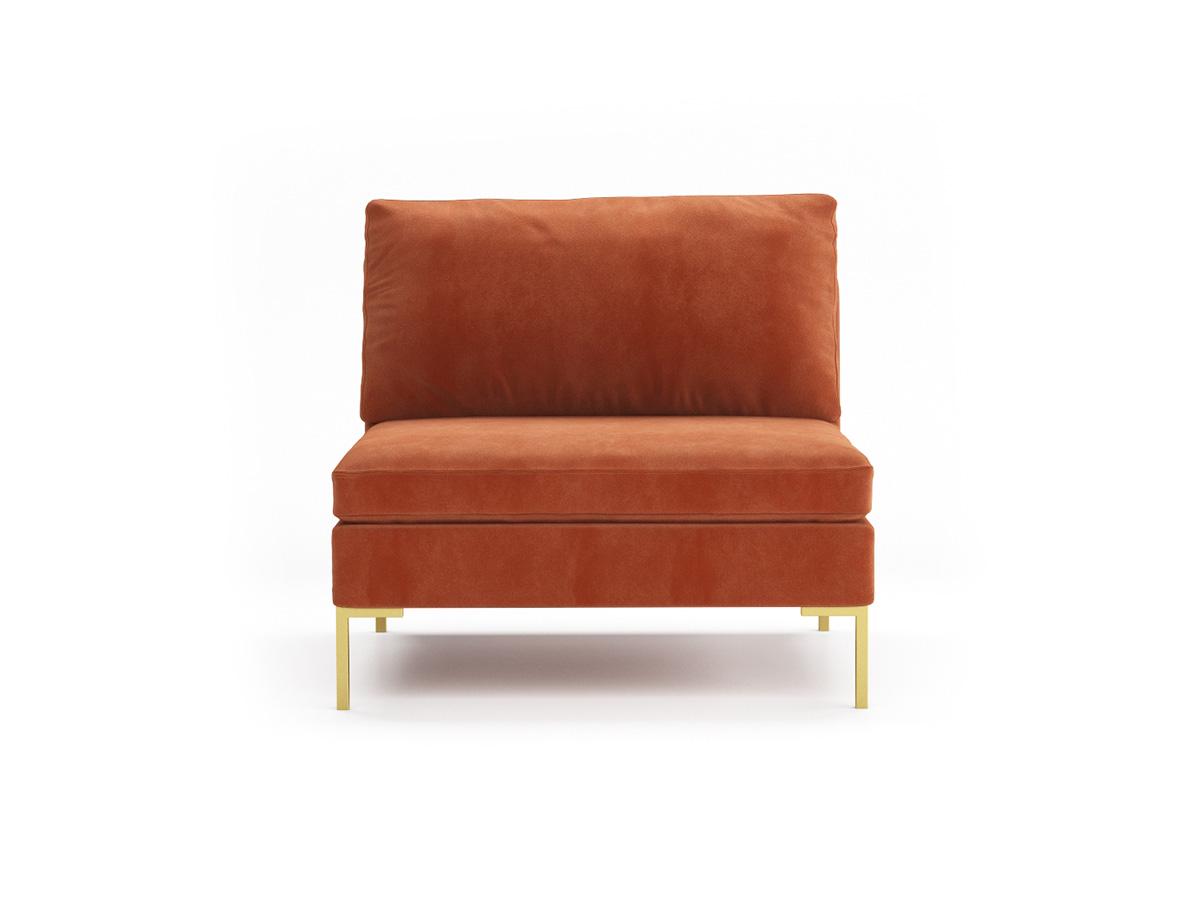 Крісло Luna 90х85х95 см Помаранчевий (Арт.42) - фото 2