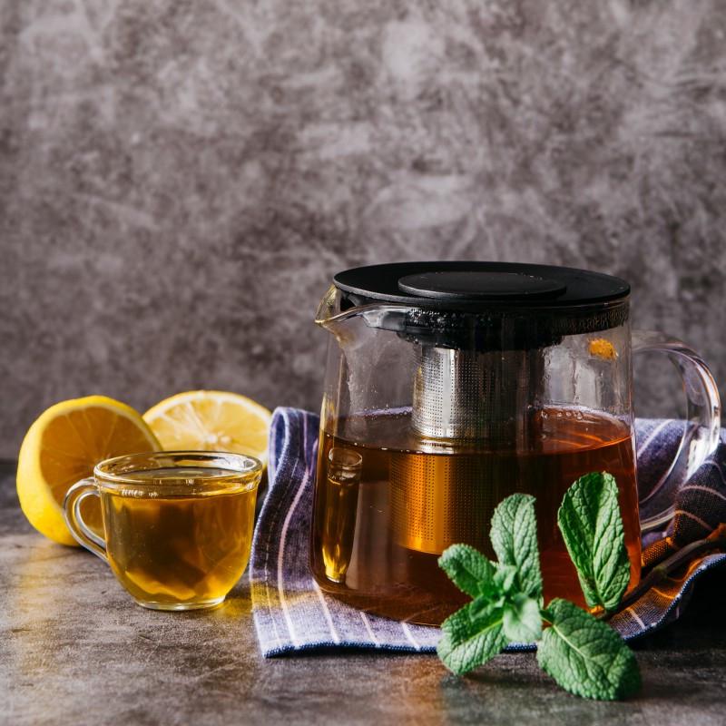 Заварювальний чайник для кави та чаю Kamille KM-0776L з нержавіючої сталі та термостійкого скла 1500 мл Прозорий (150-84-0776L) - фото 6 Заварювальний чайник для кави та чаю Kamille KM-0776L з нержавіючої сталі та термостійкого скла 1500 мл Прозорий (150-84-0776L) - фото 6