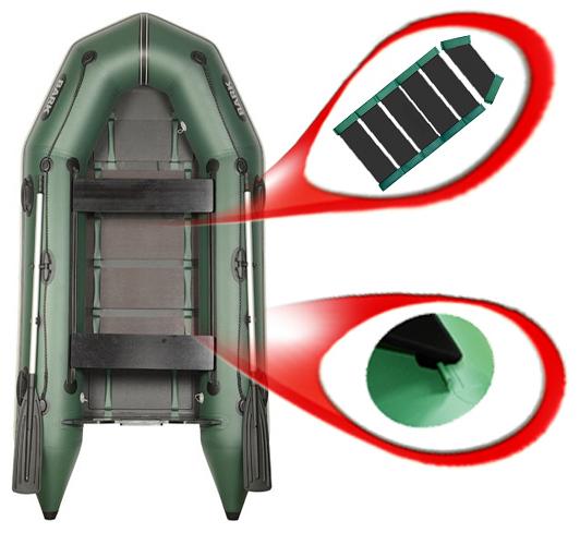 Човен Bark BТ-270D моторний із рухомими сидіннями (02-7771053193) - фото 4