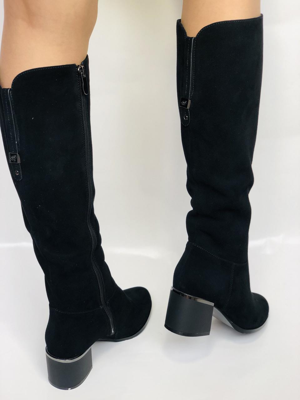 Сапоги женские зимние Blue Tempt р. 38 24,5 см Черный (2387) - фото 6 Сапоги женские зимние Blue Tempt р. 38 24,5 см Черный (2387) - фото 6