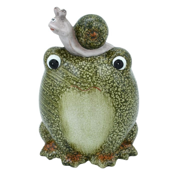 Фігурка декоративна Engard Жабка 14,3x12,5x22 см (AW-61)