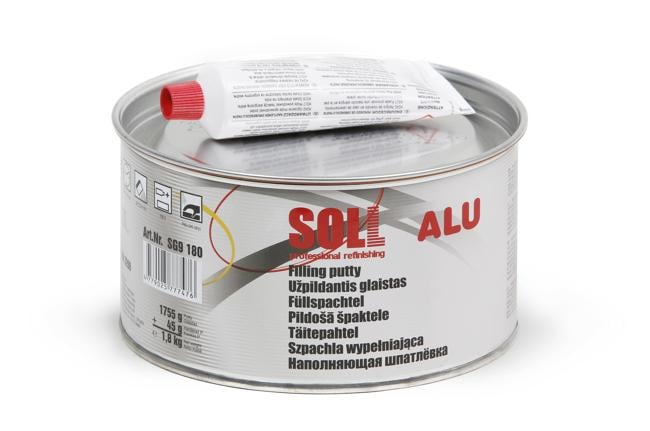 Шпаклевка с алюминием SOLL Alu жаростойкая 1,8 кг (000032347)