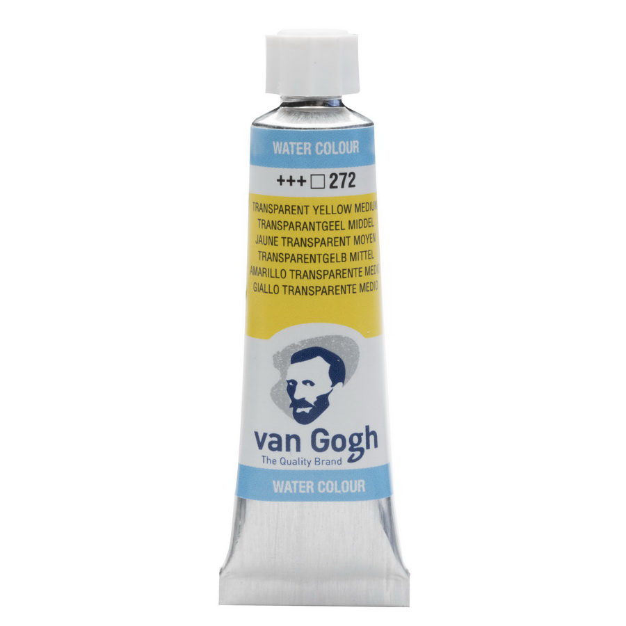 Краска акварельная Rosa Van Gogh 10 мл 3 шт. 272 Прозрачный желтый средний (8712079417666 20012721)