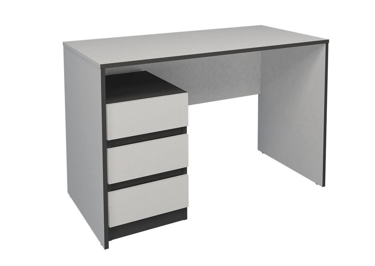 Стіл комп'ютерний письмовий Intarsio Vector Білий (VECTOR)