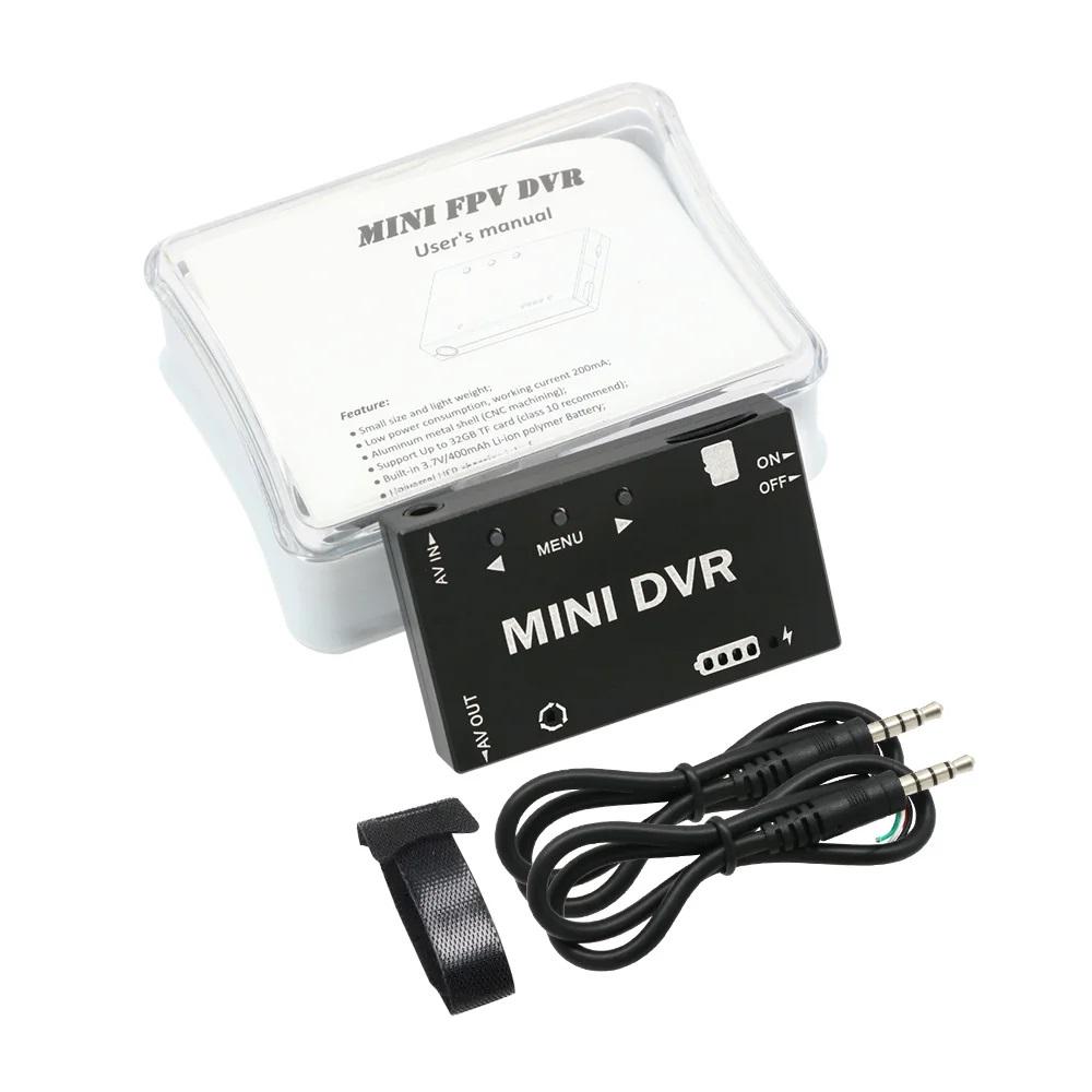 Відеореєстратор Mini FPV DVR з вбудованим акумулятором AV IN/OUT для аналогових FPV (00-00027338)