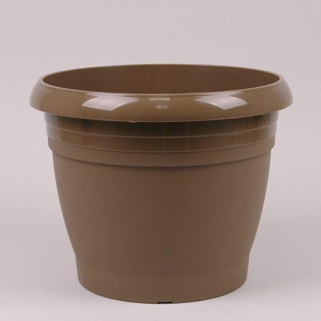 Горшок пластмассовый Flora Бочка Ирис 22 см Мокка (82311) Горшок пластмассовый Flora Бочка Ирис 22 см Мокка (82311)