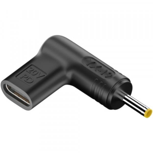 Переходник для ноутбука Asus 20 В Type-C to DC 2,5x0,7 мм (599685) Переходник для ноутбука Asus 20 В Type-C to DC 2,5x0,7 мм (599685)