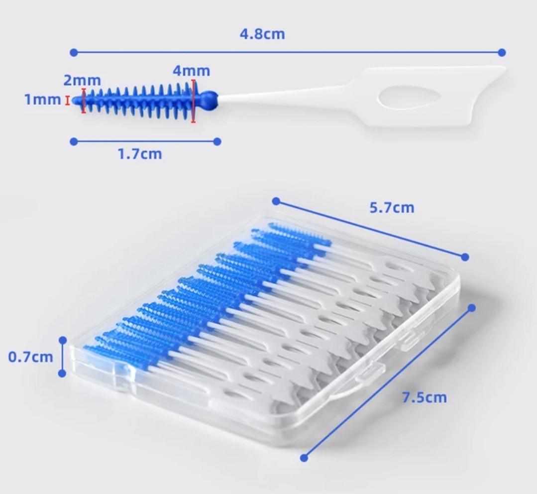 Зубочистка для чищення міжзубних проміжків 40 шт. (18882296) - фото 8