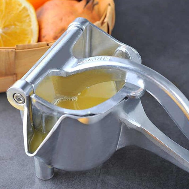 Ручная соковыжималка Manual Juicer для цитрусовых и фруктов с зажимом алюминиевая (12) - фото 4