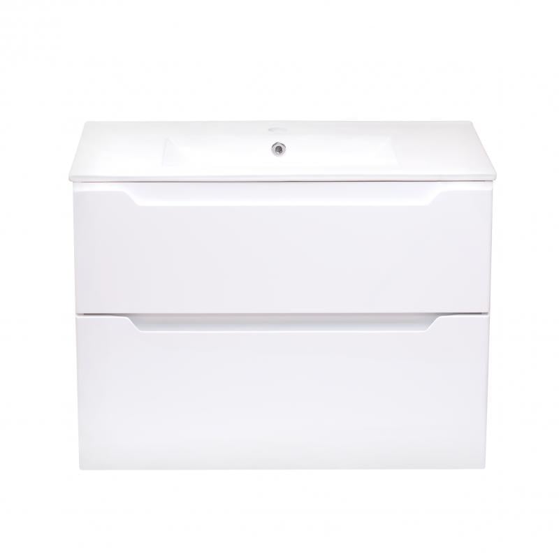 Комплект Q-tap Scorpio 810х585х460 White тумба подвесная + раковина врезная QT1472TPВ8013080CW (13745)