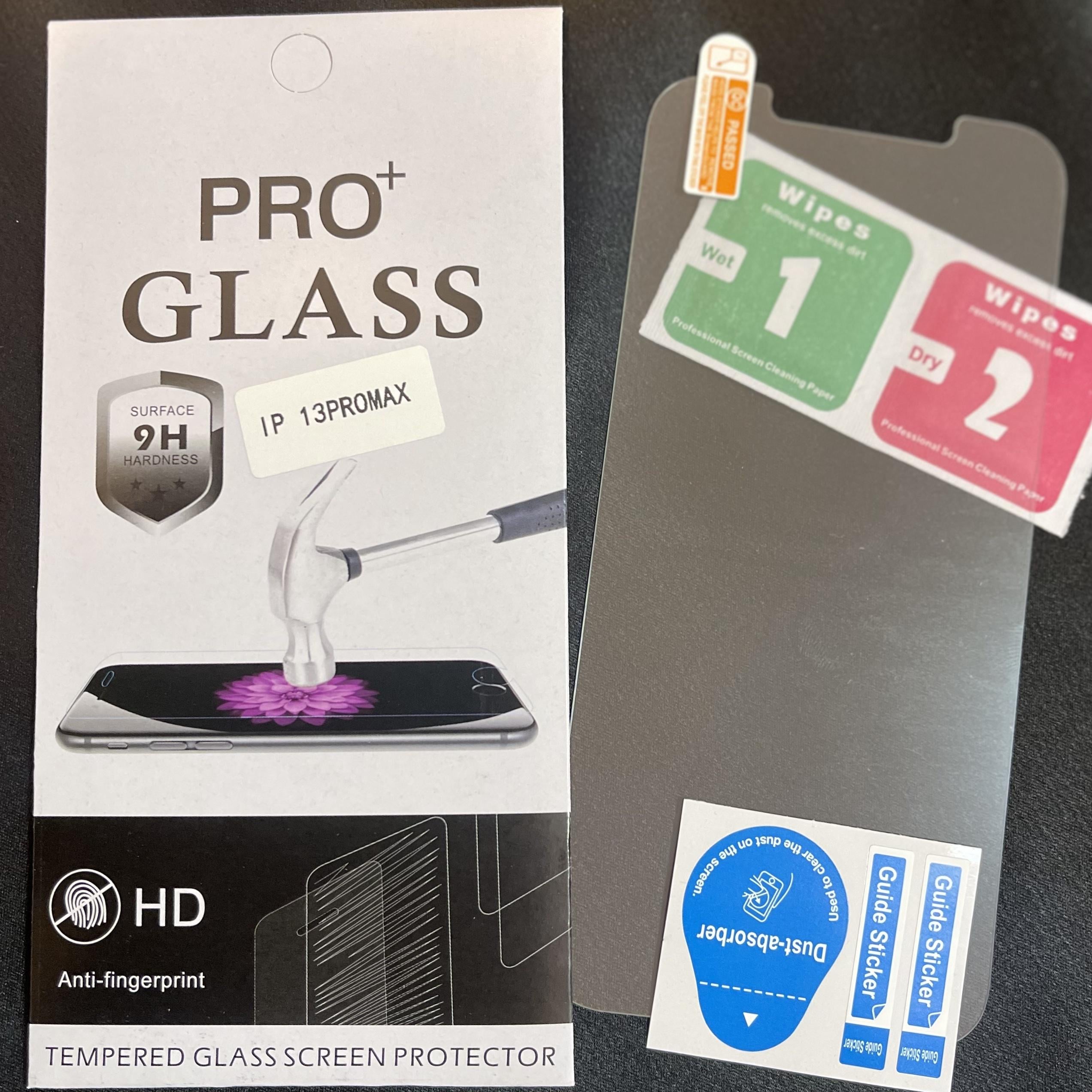 Защитное стекло Glass Pro для iPhone 13 Pro Max прочностью 9Н