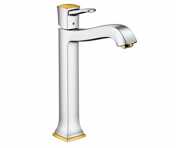 Одноважільний змішувач для раковини Hansgrohe Metropol 31303090 із зливним гарнітуром (24285)