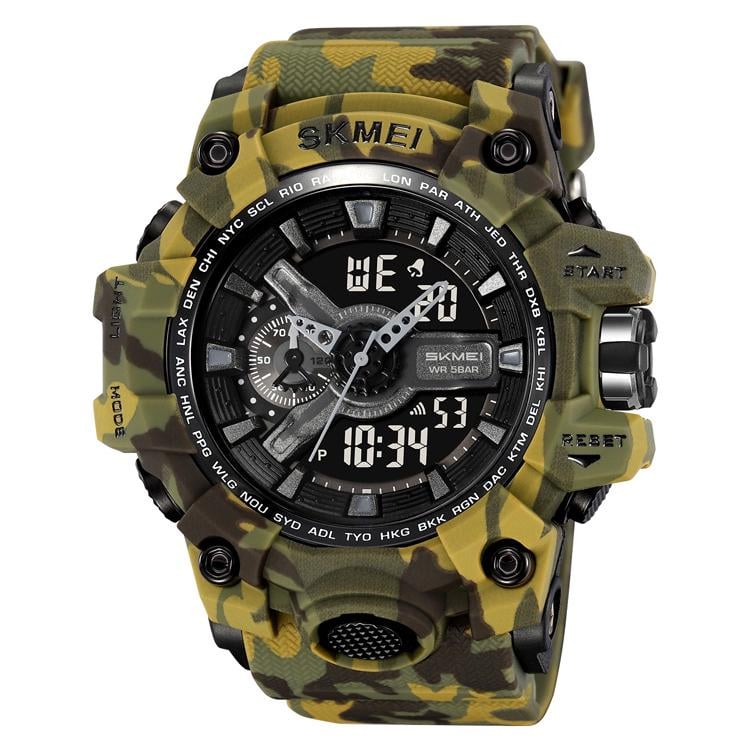 Наручные часы электронные Skmei 2396CMGN Камуфляжный (31775909)