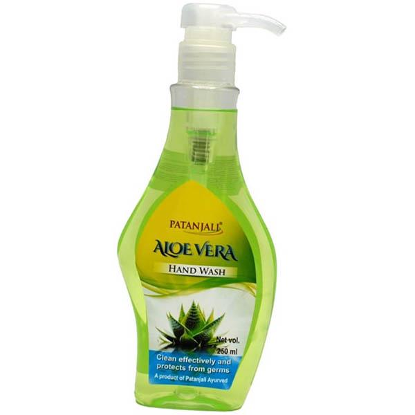 Гель для мытья рук Patanjali Aloe Vera Hand Wash на основе алоэ вера 250 мл (43635050)