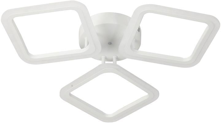 LED-люстра потолочная Valeso с пультом и квадратными плафонами 3000/6500K IP20 G 2929/3BIGW 66W Белый (28686860)