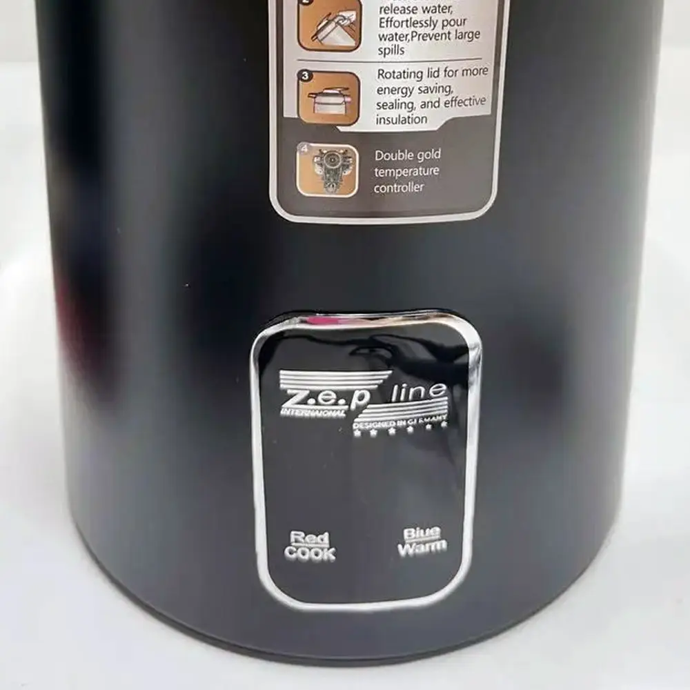 Термос Zepline ZP-106 з індикатором температури 3 л Чорний (25346651) - фото 7 Термос Zepline ZP-106 з індикатором температури 3 л Чорний (25346651) - фото 7