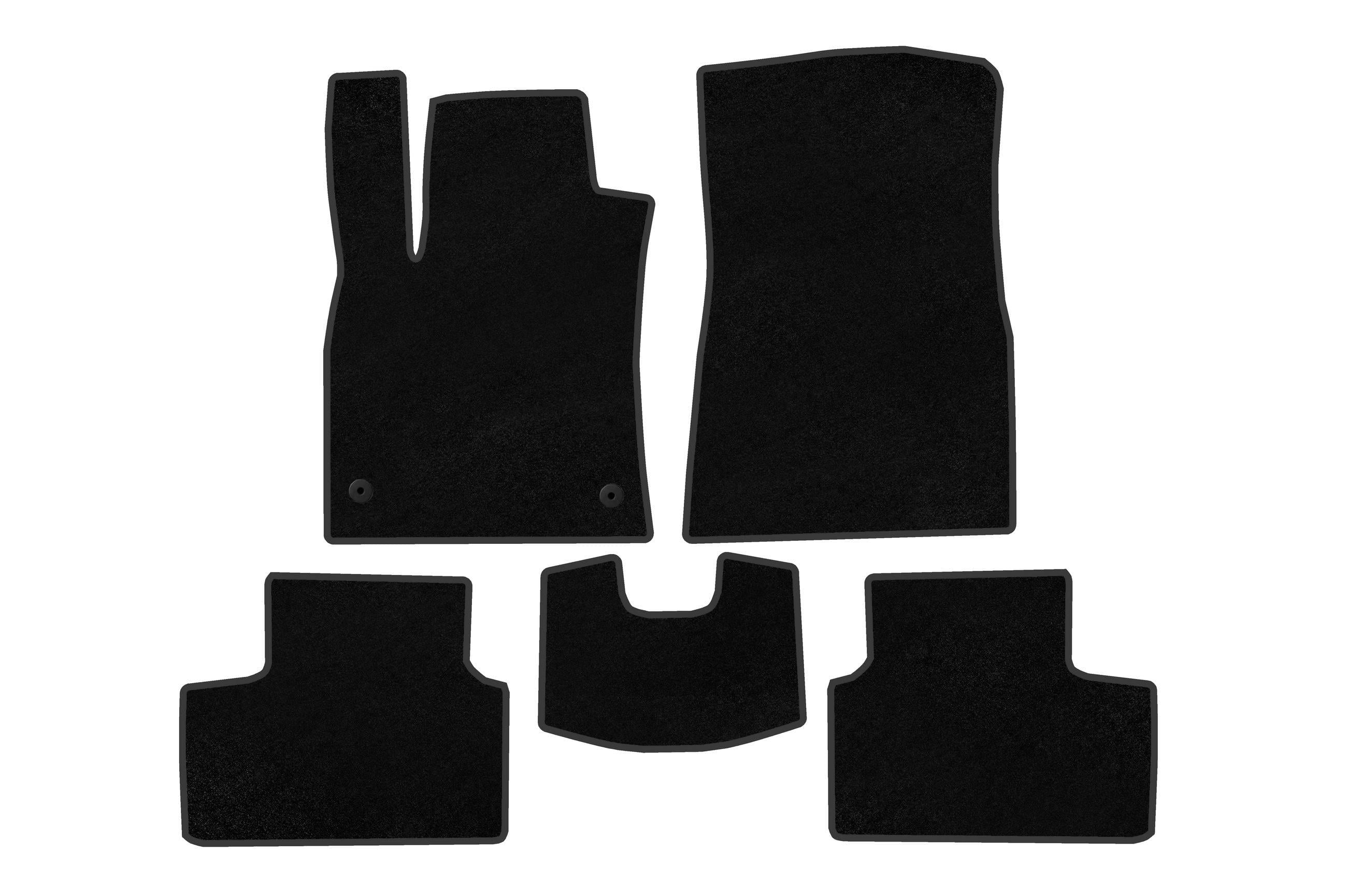 Коврики автомобильные Digital Designs Premium для Renault Clio V 2019- гг. ткань Черный (184986)