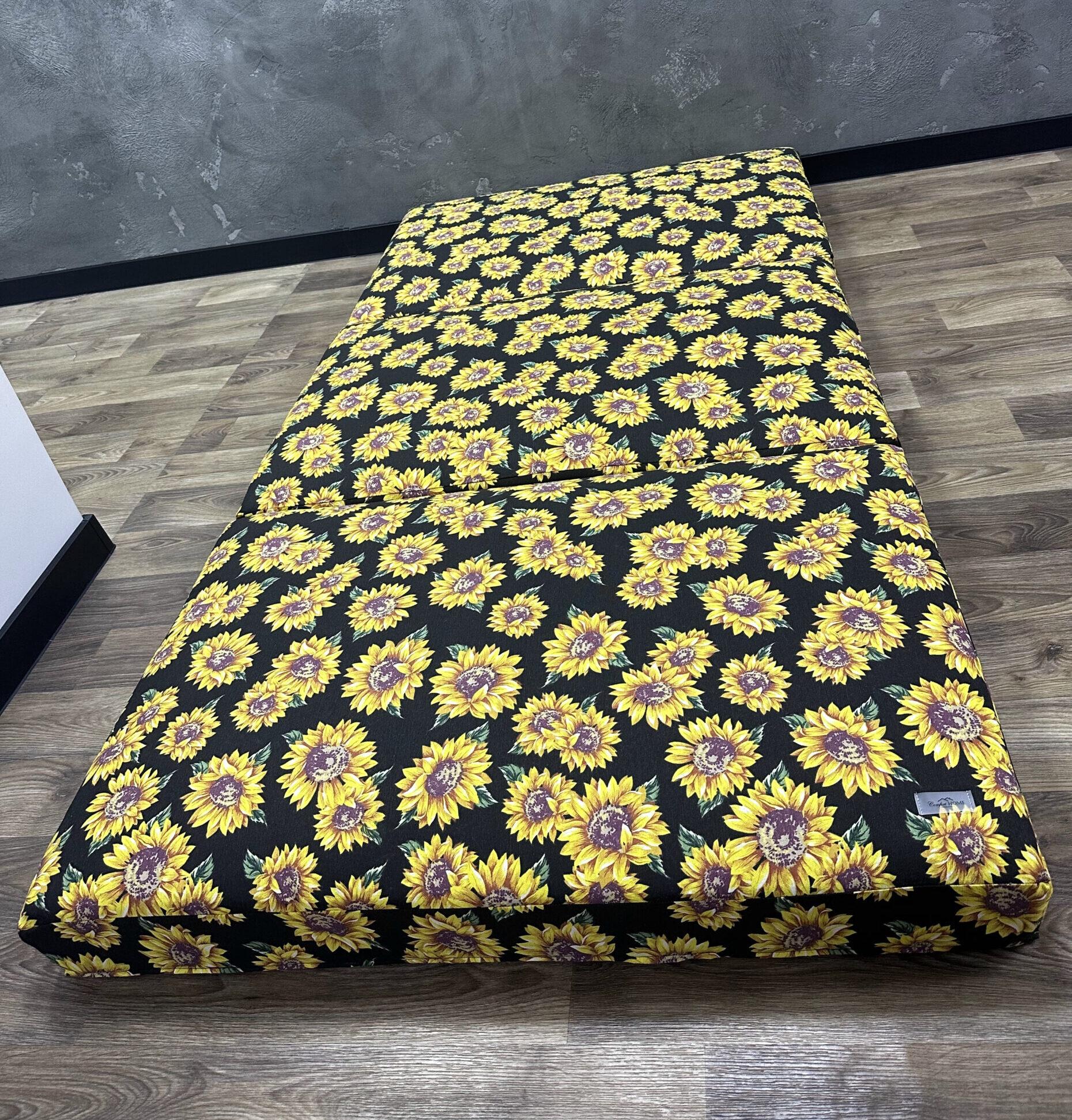 Матрац-трансформер Comfort Home Sunflowers 200х80х10 см - фото 4