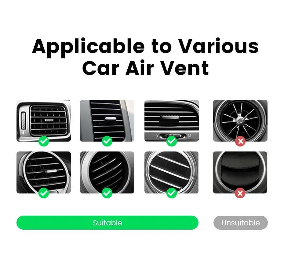 Держатель автомобильный UGREEN с крючком 360° Черный (15223) - фото 9