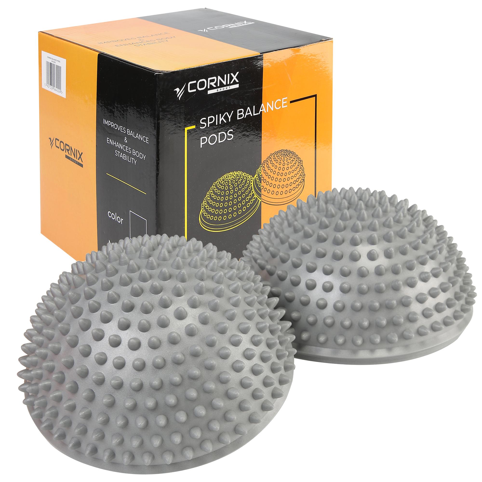 Півсфера масажна балансувальна Cornix Balance Pods 16 см 2 шт. для ніг/стоп Grey (XR-0539) Півсфера масажна балансувальна Cornix Balance Pods 16 см 2 шт. для ніг/стоп Grey (XR-0539)