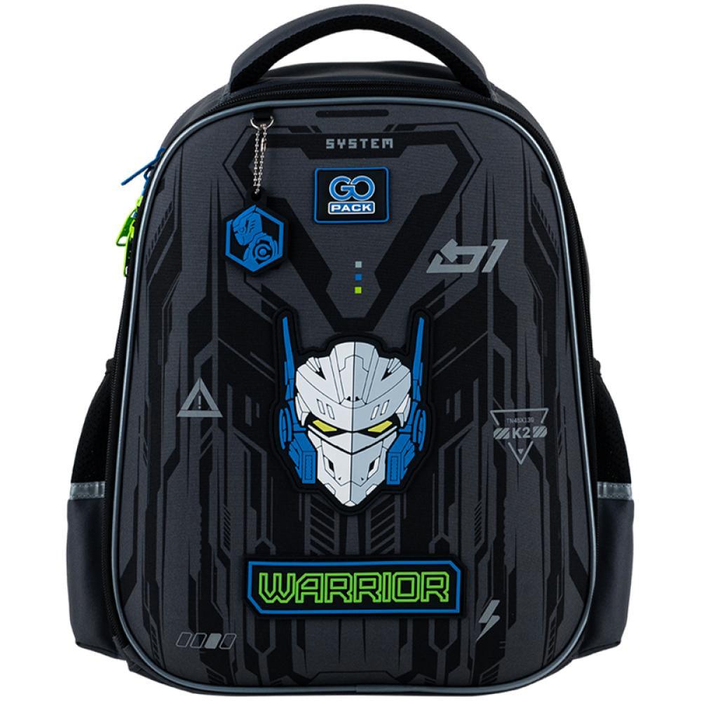 Рюкзак школьный GoPack Education Warrior 38x28x13 см 15 л Серый (GO25-165M-6)