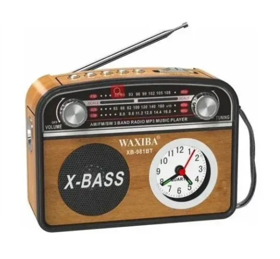 Радиоприемник PR-1002BT с часами и Bluetooth (80032) Радиоприемник PR-1002BT с часами и Bluetooth (80032)