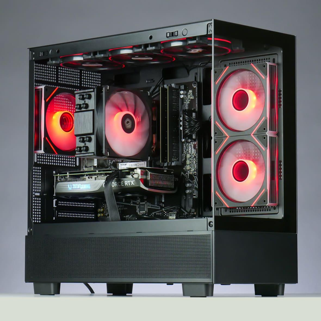 Ігровий ПК Digitalfury R5 Ryzen 5 5600 32 Gb DDR4 RTX 5060 8 Gb 500 Gb SSD M2 A520 600W