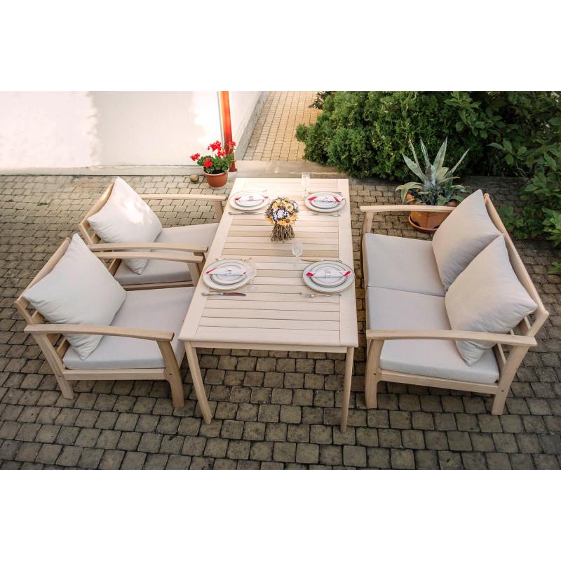 Обеденный стол Woodman Legato из натурального дерева бук 160х80 см Ореховый (53224) - фото 5 Обеденный стол Woodman Legato из натурального дерева бук 160х80 см Ореховый (53224) - фото 5