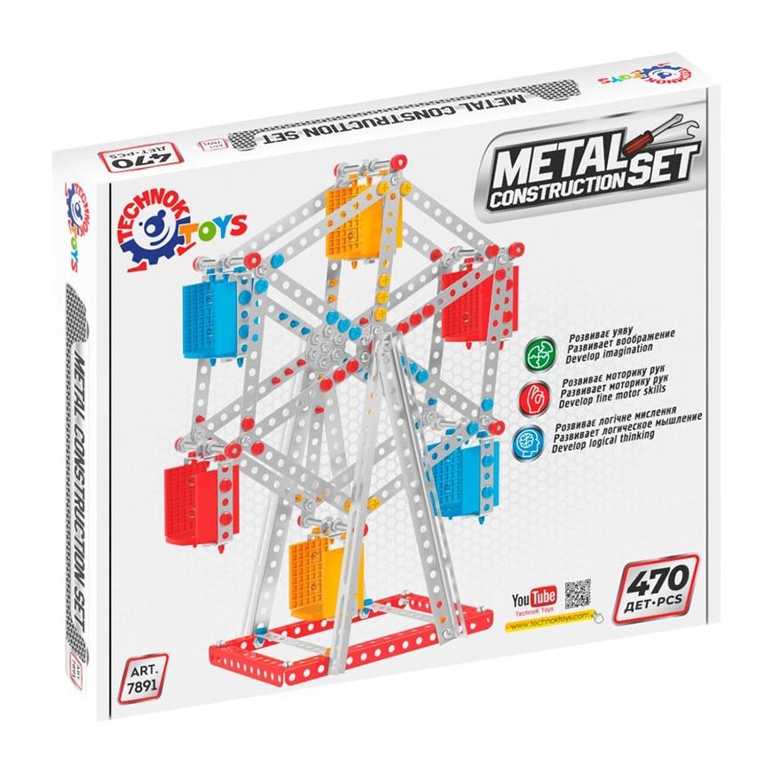 Конструктор металевий ТехноК Колесо огляду 7891TXK 470 деталей (RLT26858) Конструктор металевий ТехноК Колесо огляду 7891TXK 470 деталей (RLT26858)