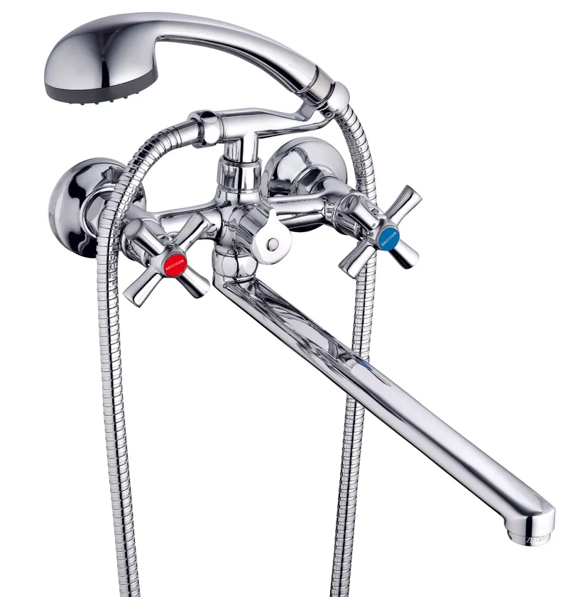 Смеситель для ванны MIXXUS DMT7-B722 плоский излив (MI6439)