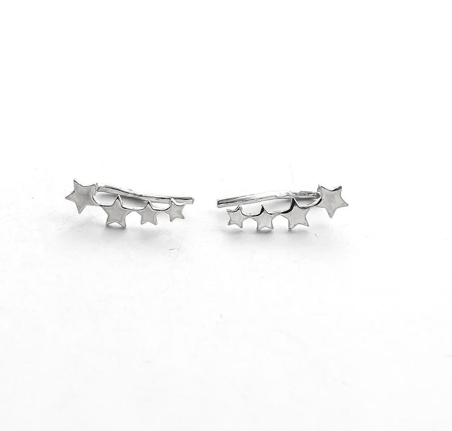 Серьги серебряные вдоль мочки уха Maxi Silver 8780 (88780)