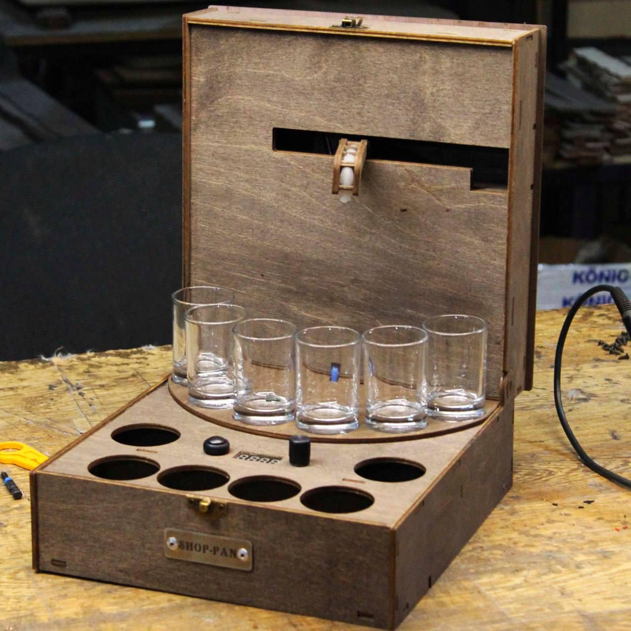 Алкогольний наливатор-дозатор напоїв SHOP-PAN на 6 чарок (9473906) - фото 6 Алкогольний наливатор-дозатор напоїв SHOP-PAN на 6 чарок (9473906) - фото 6