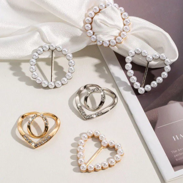 Фурнитура для одежды декоративные пряжки 6 шт. (M00686) - фото 2 Фурнитура для одежды декоративные пряжки 6 шт. (M00686) - фото 2