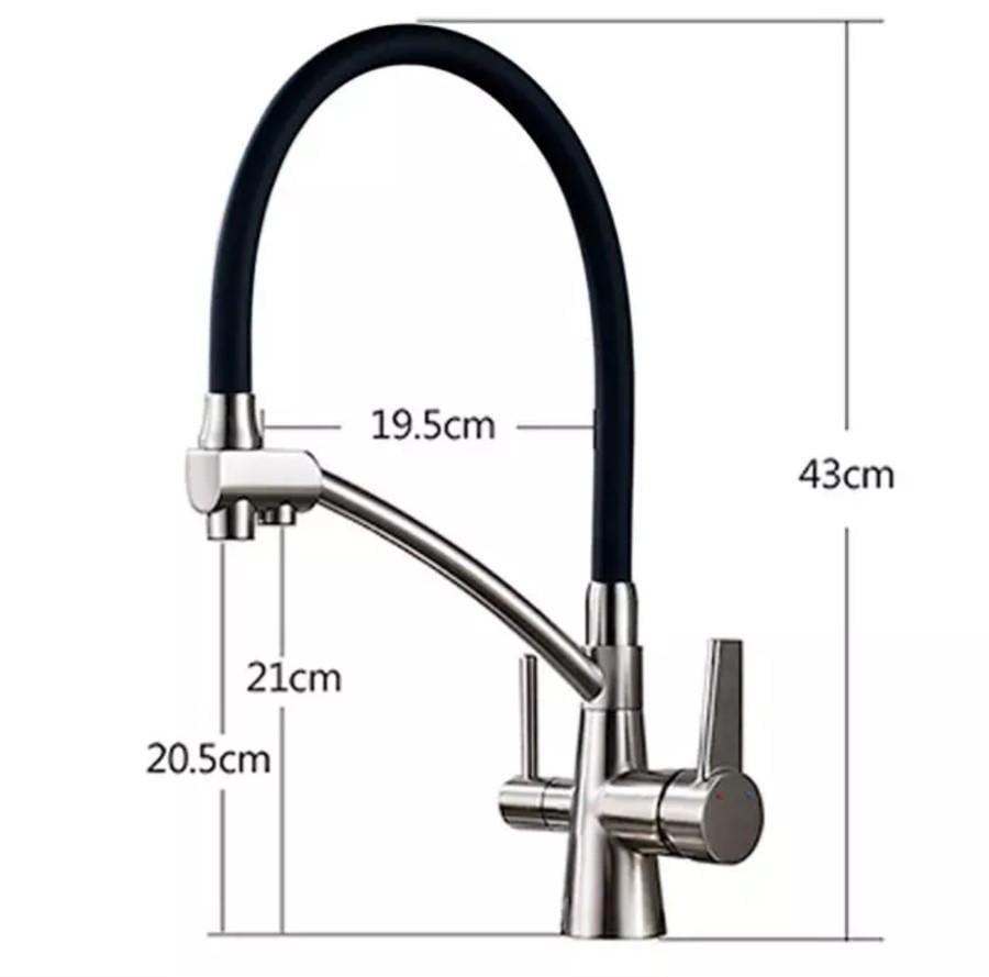 Смеситель для кухни Landberg с подключением фильтрованной воды (587LA) - фото 2 Смеситель для кухни Landberg с подключением фильтрованной воды (587LA) - фото 2