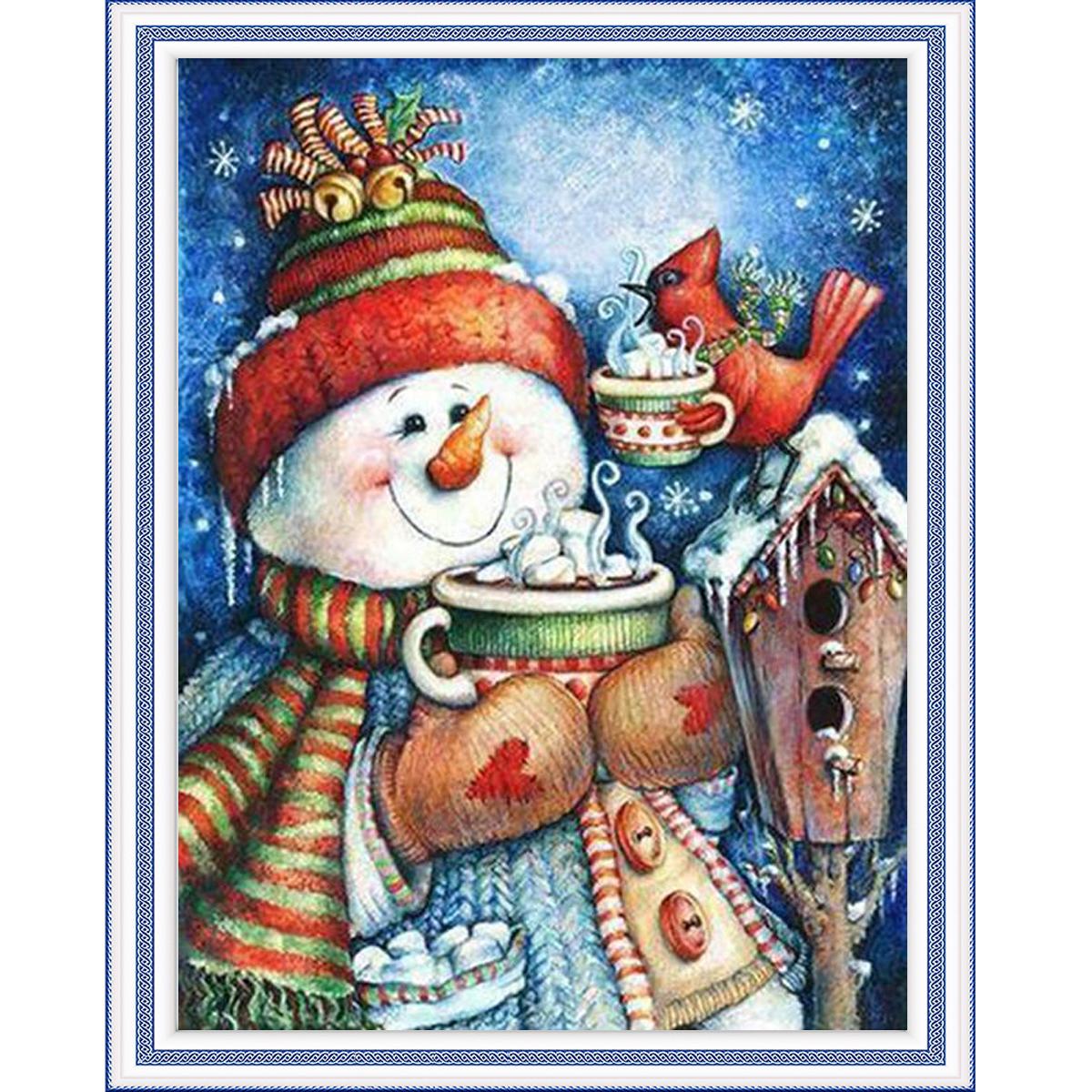 Алмазна мозаїка Santi Зимові посиденьки 30x40 см (Top-954132)