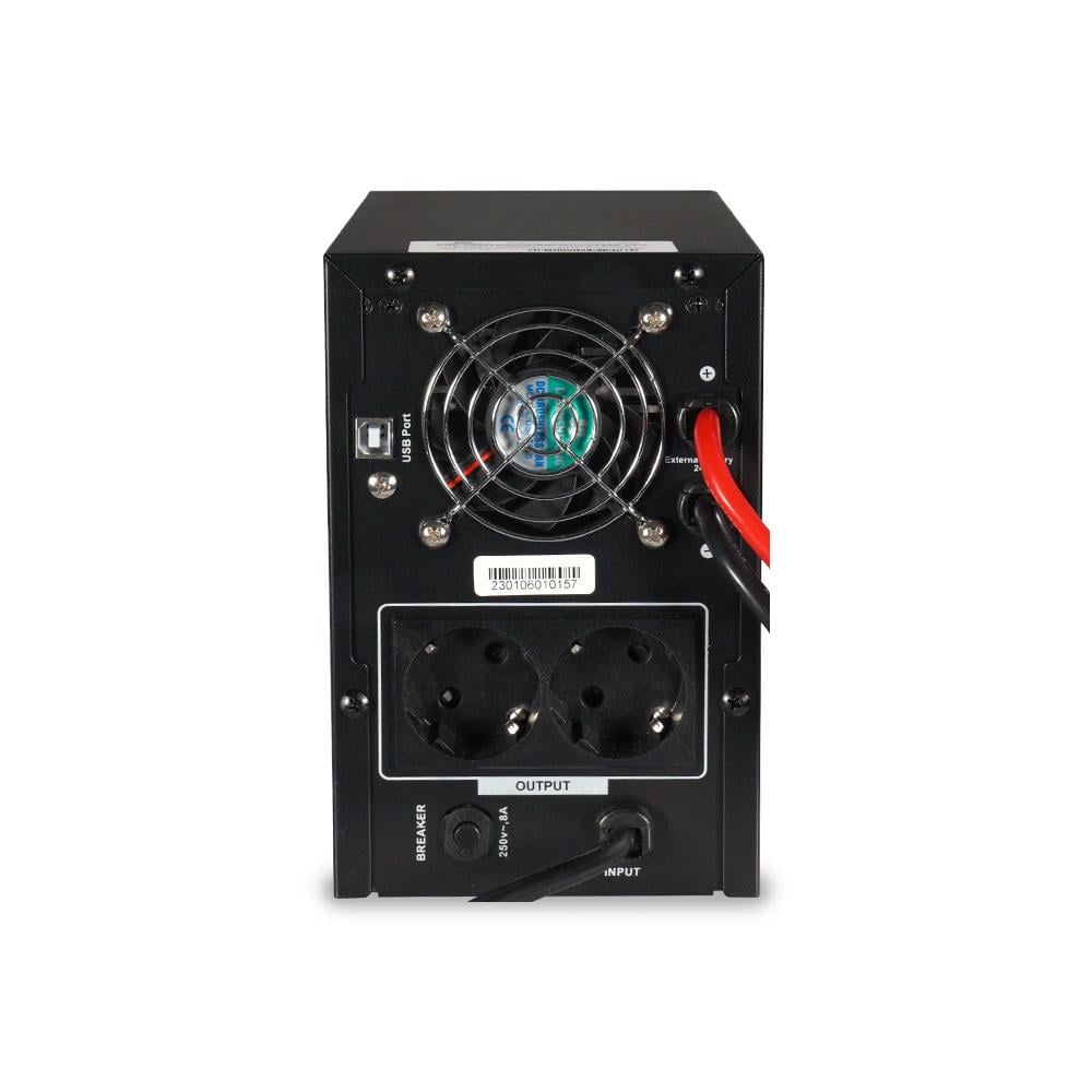 Комплект резервного живлення Kraft UPS PSW-1000VA LCD 800W 24V та акумулятор Trinix AGM 100 Ah 2 шт. (42-00061-10) - фото 6 Комплект резервного живлення Kraft UPS PSW-1000VA LCD 800W 24V та акумулятор Trinix AGM 100 Ah 2 шт. (42-00061-10) - фото 6