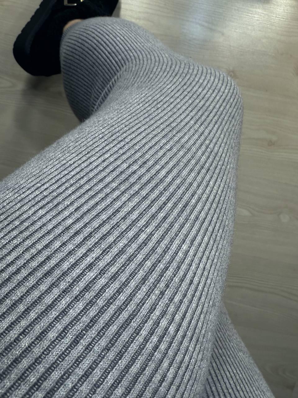 Лосини жіночі A-N 6126-6161 теплі в рубчик на хутрі ангори OS Сірий (5587) - фото 5 Лосини жіночі A-N 6126-6161 теплі в рубчик на хутрі ангори OS Сірий (5587) - фото 5