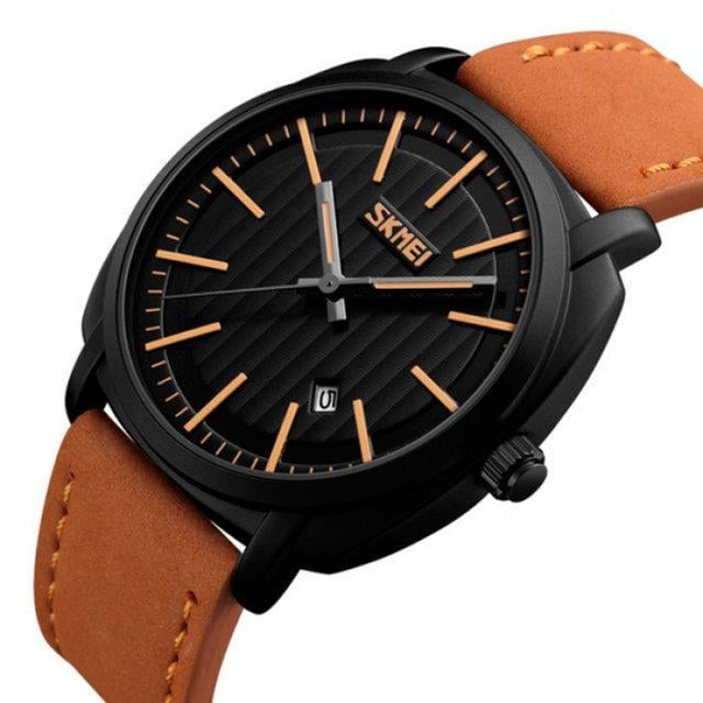 Наручний годинник чоловічий Skmei 9169 kowboy Коричневий (9169 brown) - фото 2