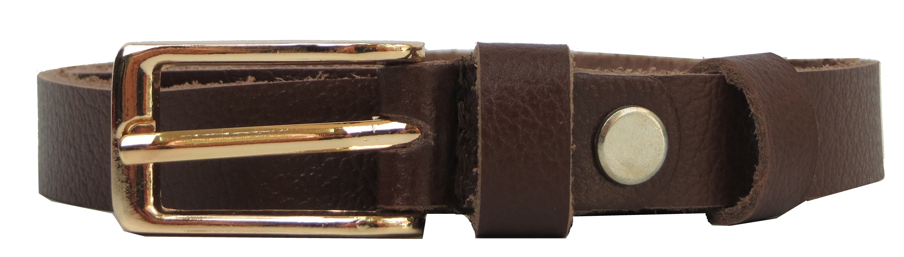 Ремень женский Skipper кожаный Коричневый (1331-15)