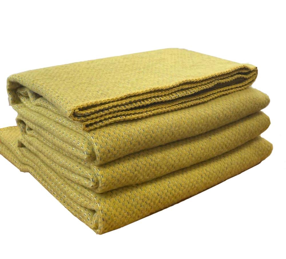 Плед шерстяной Love You Горчичный 200x210 см (4496) Плед шерстяной Love You Горчичный 200x210 см (4496)