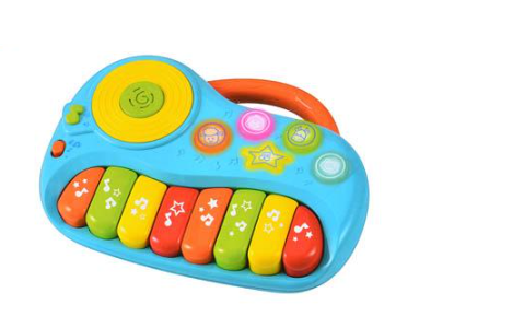 Пианино детское WinFun музыкальное 8 клавиш/2 режима игры/свет (2001-NL)