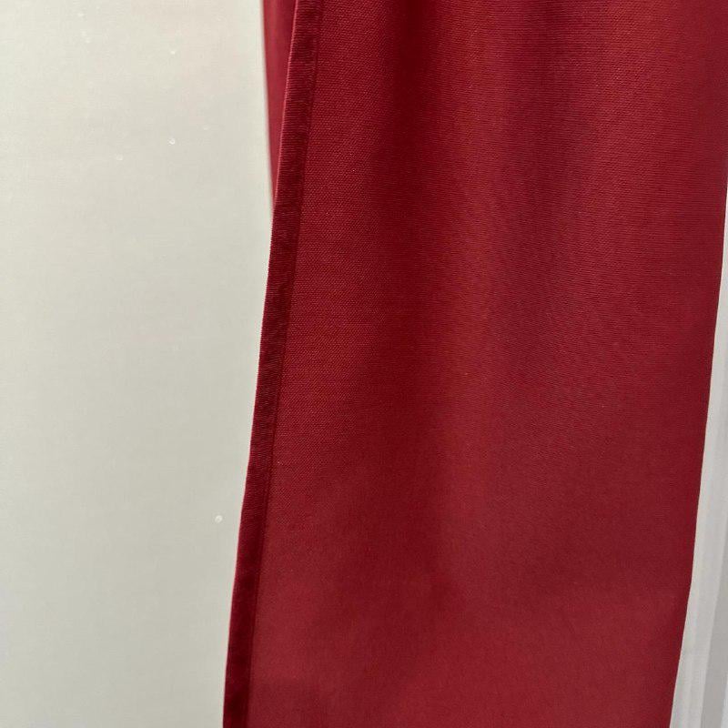 Комплект штор мікровелюр 2 шт. 1,5х2,7 м готові на шторній тасьмі 6 см Бордовий (petek-V510) - фото 2