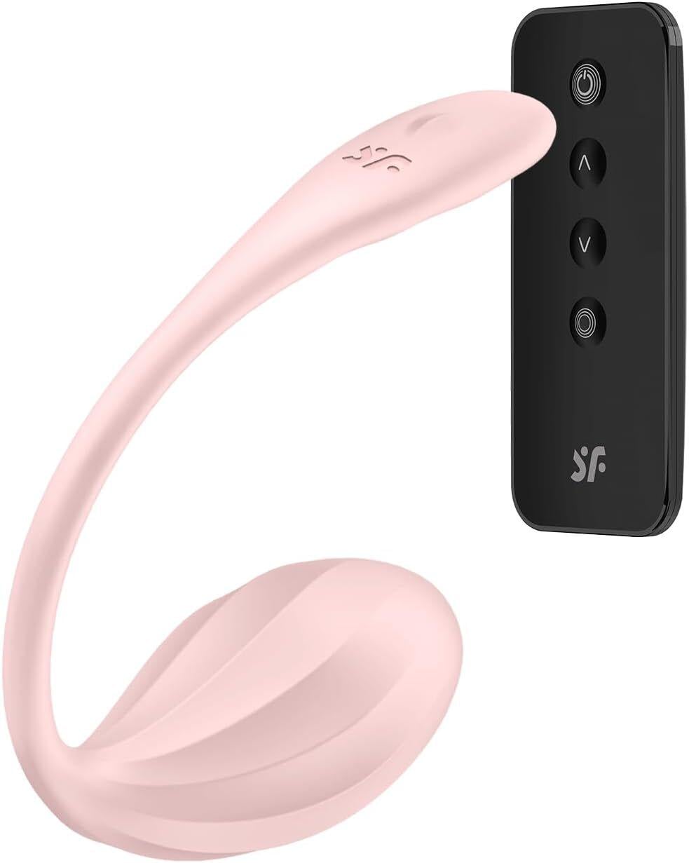 Вибро войдите Satisfyer Ribbed Petal Connect App Rose (SX1222)