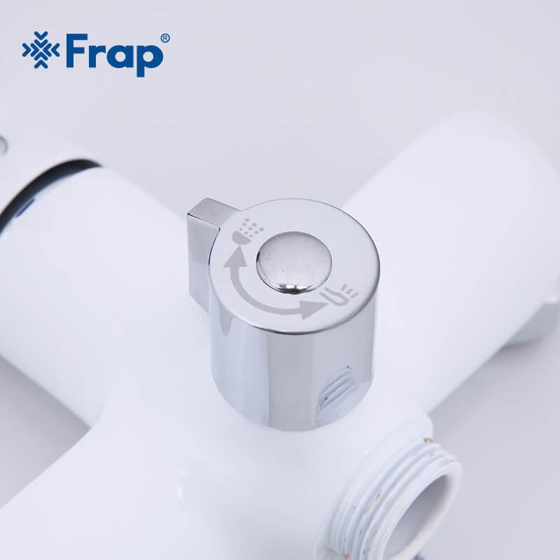 Змішувач для ванни Frap H34 F2234 Білий/Хром - фото 6 Змішувач для ванни Frap H34 F2234 Білий/Хром - фото 6