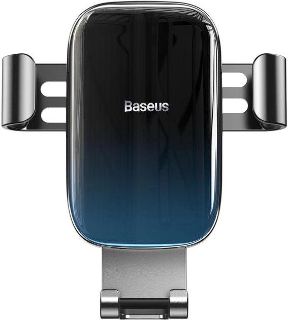 Автодержатель для телефона Baseus Glaze Gravity Car Mount Black (SUYL-LG01) - фото 4