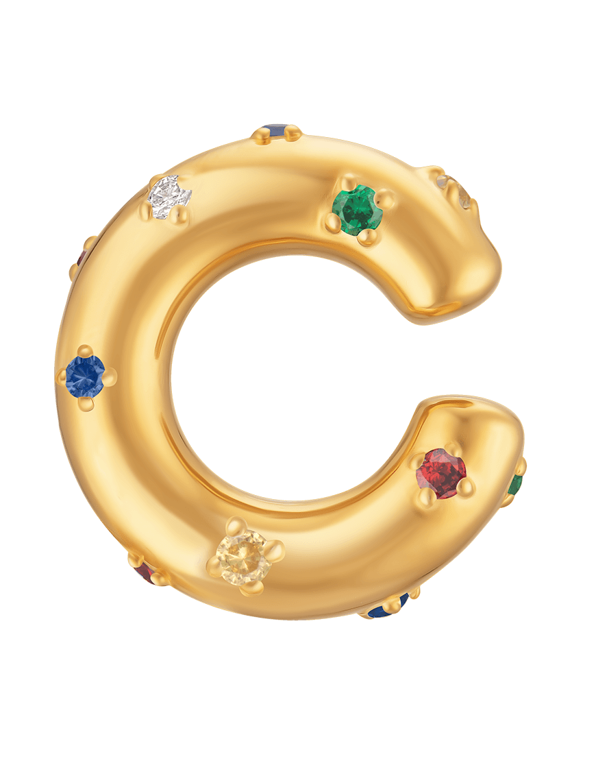 Каф Spark color жіночий RIMMART JEWELRY золотий One size