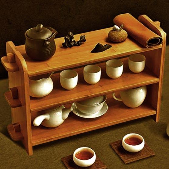 Полка для кружек из дерева Алаверди Охра (СДК-000504)