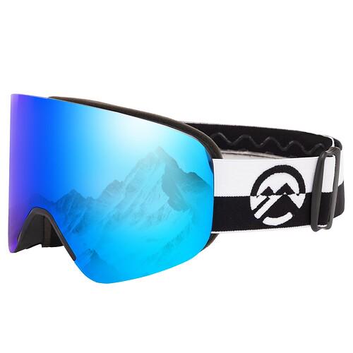 Лыжные очки со съемной магнитной линзой CarryOn BC-5840 Черный/Синий (31492939)