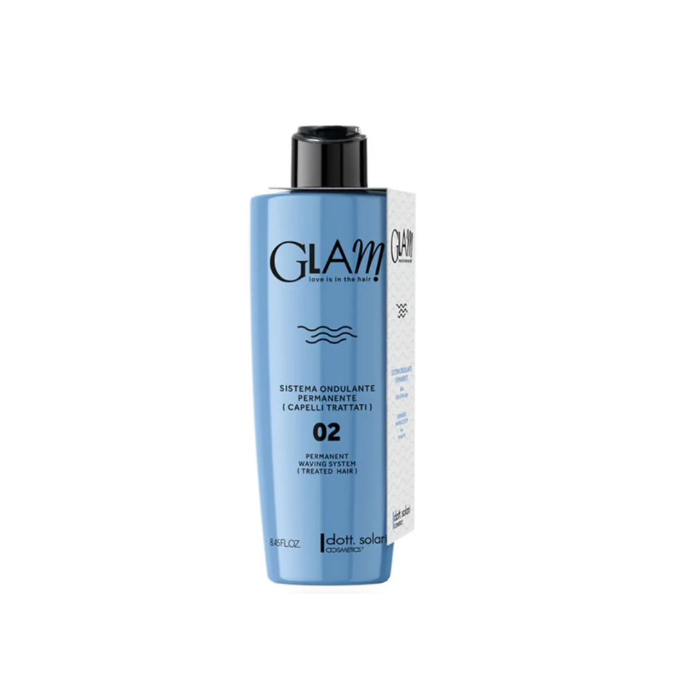 Система перманентної завивки Dott.Solari Glam Permanent Waving System 02 Treated Hair 250 мл